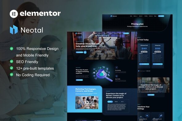 Neotal – Digital Marketing Agency Template Kit