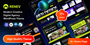 Renev – Creative Digital Agency WordPress Theme